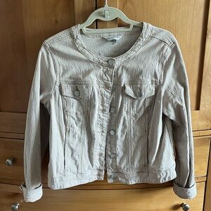 Cotton stripped jacket